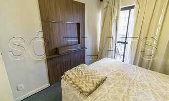 Imagem 6: Excelente flat totalmente mobiliado na Rua Tenente Negrão. Com entrada imediata e sem fiad