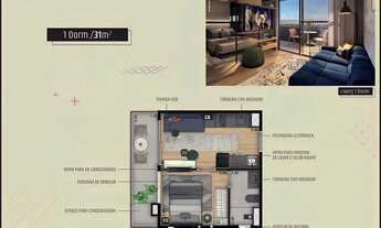 Imagem 3: Apartamentos incríveis de um STUDIO e 1 DORMITÓRIO