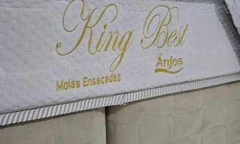 Imagem 2: Cama de casal Queen King Best Anjos<br>Molas ensacadas