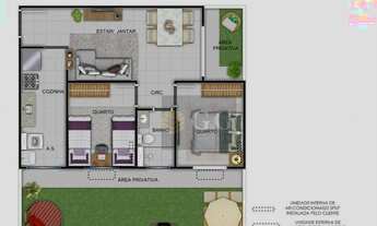 Imagem 6: Apartamento com 2 dormitórios à venda, 44 m² por R$ 245.900,00 - Costa e Silva - Porto Ale