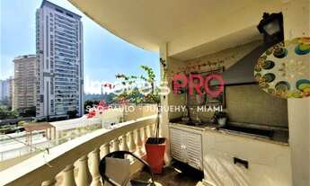 Imagem 2: Apartamento 107mts 2 Suítes e varanda com churrasqueira, locação mobiliado