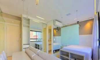 Imagem 7: Studio mobiliado, com ar-condicionado, janela antirruído e 1 vaga