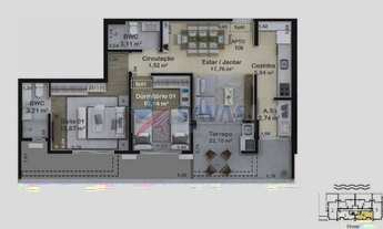 Imagem 4: APTO DE 02 DORMITÓRIOS