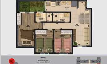 Imagem 7: Aptos 2 e 3 Quartos Suíte Parada 40