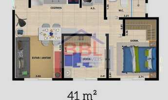 Imagem 2: Apartamento para Venda em Itaquaquecetuba, Jardim Miray, 2 dormitórios, 1 banheiro, 1 vaga