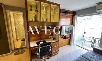 Imagem 3: Apartamento em Ipanema tipo flat, 65m² quarto e sala mobiliado, com vaga e infra completa