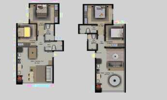 Imagem 4: Venda - Apartamento novo com 2 dormitórios e 1 vagas - Bairro Rio Pequeno