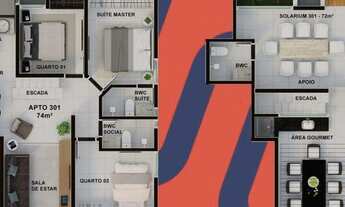 Imagem 4: Apartamento Duplex com 3 quartos no Altiplano - Lazer privativo na Cobertura