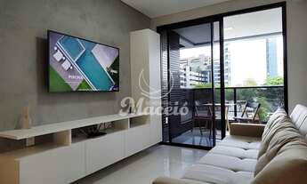 Imagem 2: Quarto e sala mobiliado no novo edifício conceito de Maceió