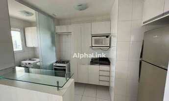 Imagem 5: Apartamento com 1 dormitório para alugar, 62 m² por R$ 4.624,08/mês - Alphaville - Barueri