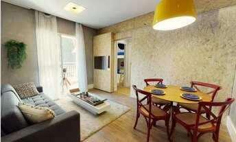 Imagem: Apto 2 Dormitórios - Varanda com churrasqueira