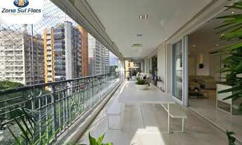 Imagem 3: Apartamento à Venda Em Moema Com 4 Suítes e 4 Vagas - Varanda Gourmet - Alto Padrão