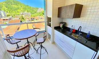 Imagem 2: Apartamento 2 dormitórios com varanda gourmet na Praia das Toninhas Ubatuba