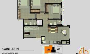 Imagem 4: Apartamento para venda com 64 metros quadrados com 2 quartos em Itacolomi - Balneário Piça