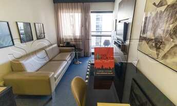 Imagem 2: Excelente flat totalmente mobiliado na Rua Tenente Negrão. Com entrada imediata e sem fiad