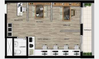 Imagem 5: Santos - Conjunto Comercial/Sala - Vila Matias