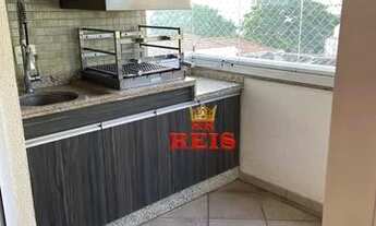 Imagem 5: Apartamento com 3 dormitórios para alugar, 121 m² por R$ 5.111/mês - Casa Branca - Santo A