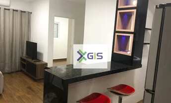 Imagem 3: Apartamento com 2 dormitórios para alugar, 59 m² por R$ 2.813,23/mês - Alpha Club Residenc