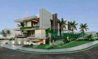 Imagem 3: Luxuosa casa com 4 suítes a venda no condomínio Quinta do Golfe Residencial