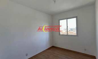 Imagem 4: Apartamento para alugar cm 2 quartos, 1 banheiro e 1 vaga- 49 m²- Vila Augusta - Guarulhos