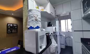 Imagem 4: Res. Flamboyant - Apto 2D (Suíte); 2 Banheiros; Sacada; Armários; Cozinha planejada; 2 Vag