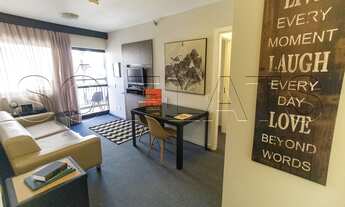 Imagem: Excelente flat totalmente mobiliado na Rua