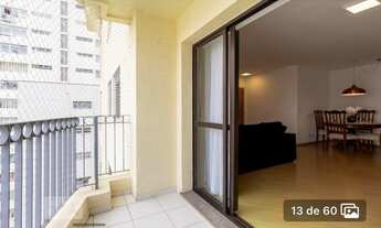 Imagem 5: Apartamento amplo mobiliado, ótima iluminação com 110m², localizado no Jardins