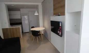 Imagem: Flat de 34 m2, com 1 quarto, mobiliado no