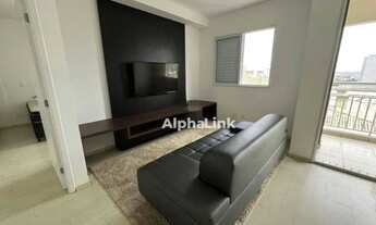 Imagem 2: Apartamento com 1 dormitório para alugar, 62 m² por R$ 4.624,08/mês - Alphaville - Barueri
