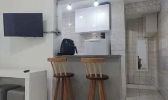 Imagem 4: Sala living de frente a praia do Itararé em São Vicente