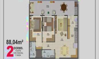 Imagem 2: Praia Grande - Apartamento Padrão - Maracanã