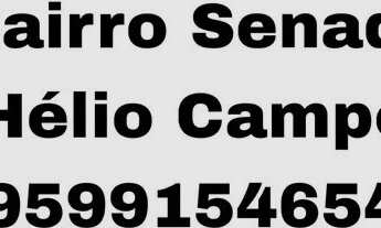 Imagem: Vende-se casa no Senador Hélio Campos