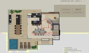 Imagem 6: Cobertura à venda, 4 quartos, 4 suítes, 4 vagas, Ouro Preto - Belo Horizonte/MG