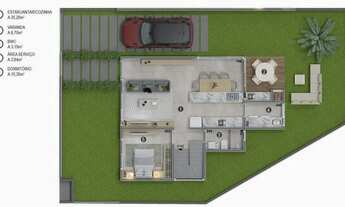 Imagem 2: Casa com 4 dormitórios sendo 3 suítes à venda, 159 m² - Cachoeira do Bom Jesus - Florianóp