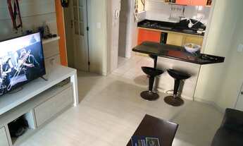 Imagem 6: Apartamento mobiliado com 2 dormitórios, elevador e piscina em Barreiros - São José - SC