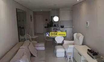 Imagem 2: Apartamento mobiliado com 1 dormitório para alugar, 55 m² por R$ 3.305/mês - Jardim - Sant