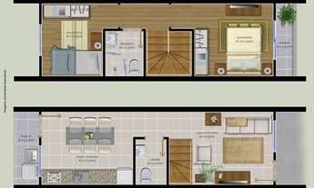 Imagem 7: SOBRADO GEMINADO no JARDIM PARAÍSO com 2 quartos para VENDA, 0 m²