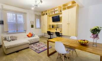 Imagem: Apartamento térreo estilo loft, contem