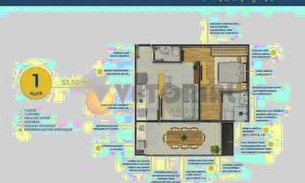 Imagem 11: Apartamento com 1 dormitório à venda, 53 m² por R$ 378.000,00 - Porto Novo - Caraguatatuba