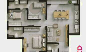 Imagem 5: Hello Viver - 84m² (03 Suítes) em Setor Leste Universitário - Goiânia - GO