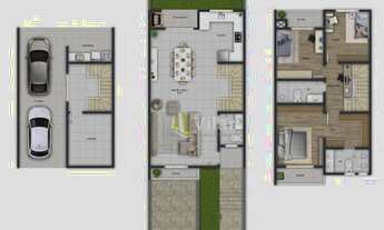 Imagem 6: Sobrado com 3 dormitórios à venda, 189 m² por R$ 749.900,00 - Boa Vista - Curitiba/PR