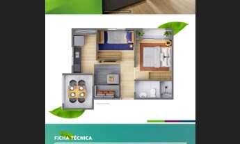 Imagem 6: Apartamento para venda com com 1 quarto e 2 quartos - OTIMA LOCALIZAÇÃO USE O FGTS ENTRAD