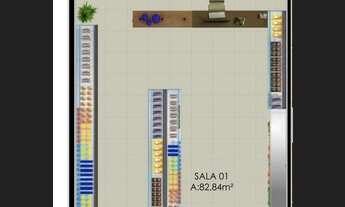 Imagem 5: Sala/Conjunto para aluguel com 84 metros quadrados em América - Joinville - SC