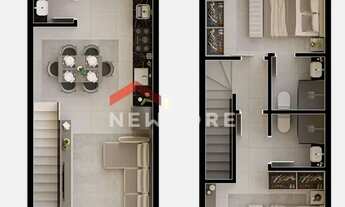 Imagem: Casa de condomínio em Rua Aracaju - Saguaçu