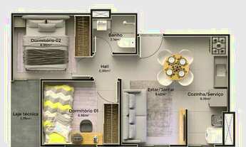Imagem 5: Apartamentos modernos, em localização estratégica na Serraria, perto de tudo que você prec