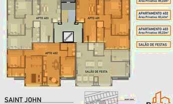 Imagem 7: Apartamento para venda com 64 metros quadrados com 2 quartos em Itacolomi - Balneário Piça