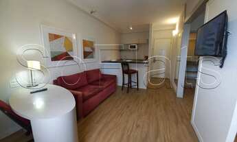 Imagem 3: Flat Condomínio Metrópolis para locação com 32m² contendo 1 dormitório e 1 vaga de garagem