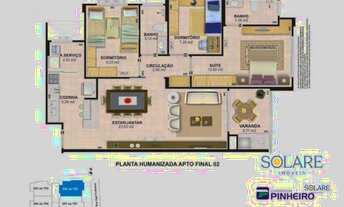 Imagem: Apartamento de 3 dormitórios (1 suíte)
