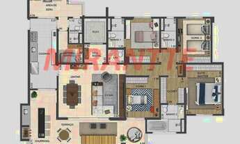 Imagem 6: Cobertura duplex para venda tem 284 metros quadrados com 4 quartos em Santana - São Paulo
