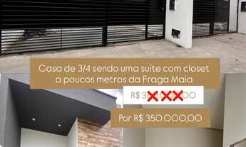 Imagem: Casa de 3/4 sendo uma suíte, na Morada